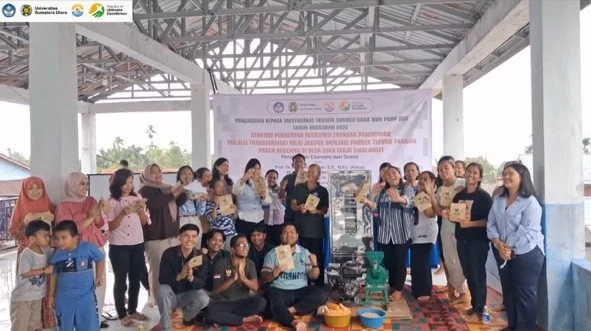 Penguatan Resiliensi Ekonomi Perempuan melalui Transformasi Jagung Menjadi Produk Tepung Pangan Pascabencana di Desa Suka Maju, Kecamatan Sibolangit, Kabupaten Deli Serdang